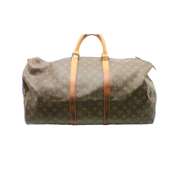 🔥 LOUIS VUITTON Monogram Keepall Bandouliere 55 Boston Bag M41414 LV 55219 🔥 - Picture 8 of 12